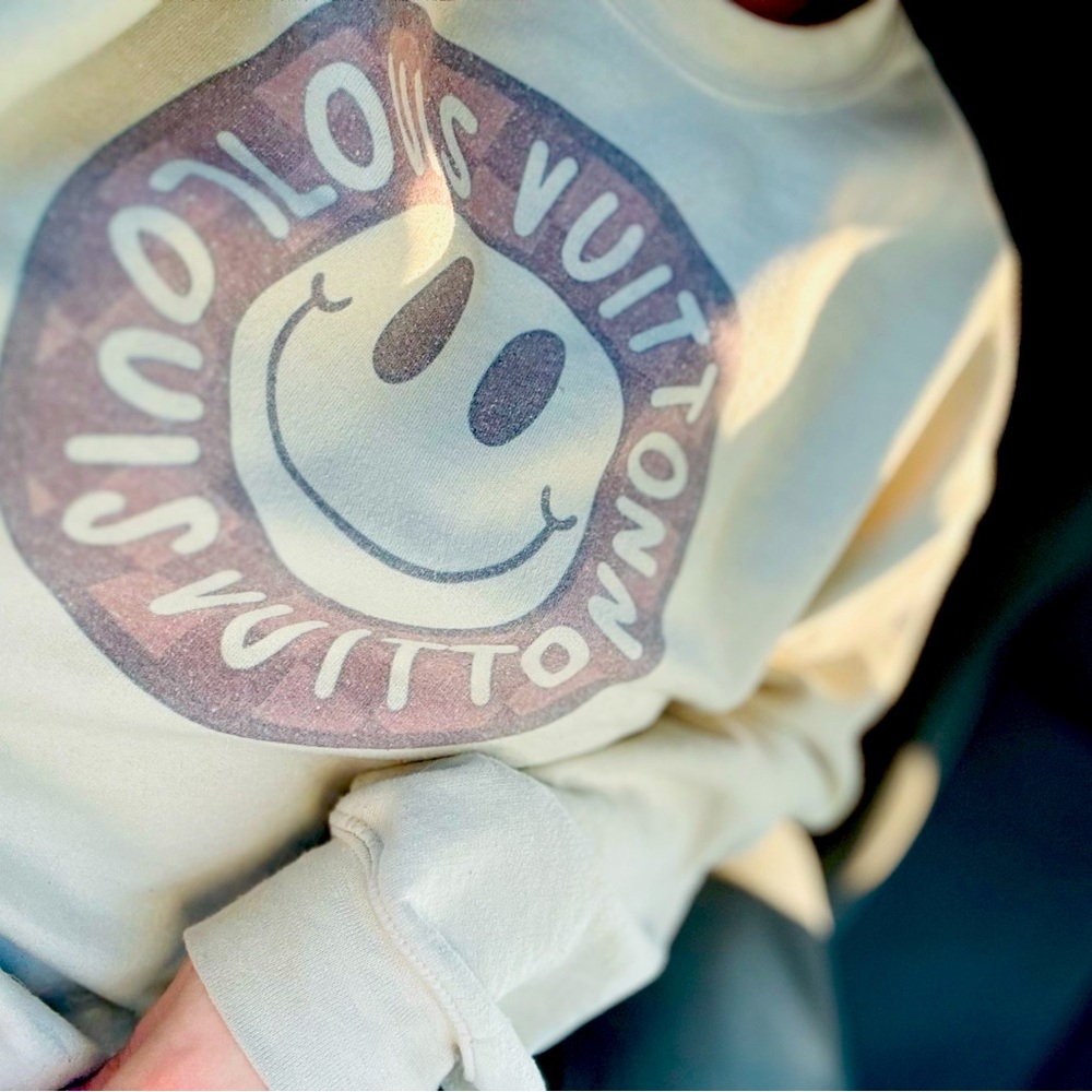 LV smile sweatshirt
